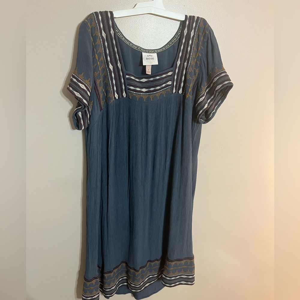 TARGETS KNOX ROSE woman’s casual/cute dusk blue slip on dress